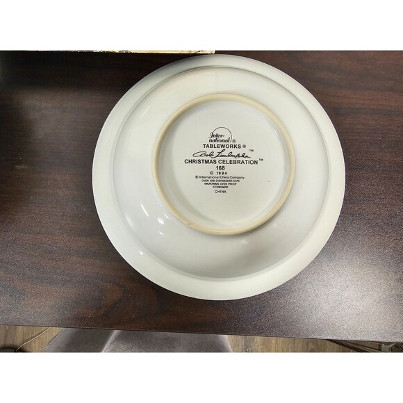 Bob Timberlake Christmas Celebration Serving Bowls Set of 2 Intl China 1994 - Picture 5 of 6